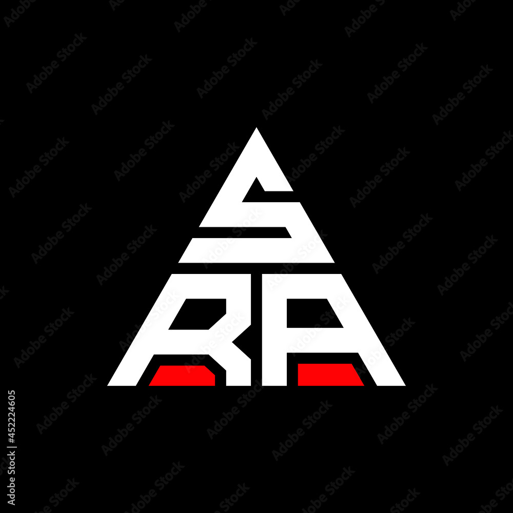 SRA triangle letter logo design with triangle shape. SRA triangle logo design monogram. SRA triangle vector logo template with red color. SRA triangular logo Simple, Elegant, and Luxurious Logo. SRA SRA triangle letter logo design with triangle shape. SRA triangle logo design monogram. SRA triangle vector logo template with red color. SRA triangular logo Simple, Elegant, and Luxurious Logo. SRA