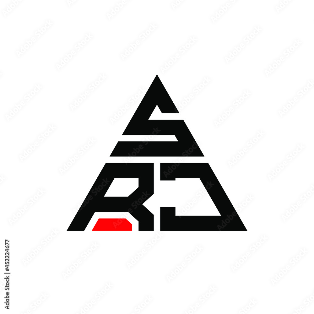SRJ triangle letter logo design with triangle shape. SRJ triangle logo design monogram. SRJ triangle vector logo template with red color. SRJ triangular logo Simple, Elegant, and Luxurious Logo. SRJ SRJ triangle letter logo design with triangle shape. SRJ triangle logo design monogram. SRJ triangle vector logo template with red color. SRJ triangular logo Simple, Elegant, and Luxurious Logo. SRJ
