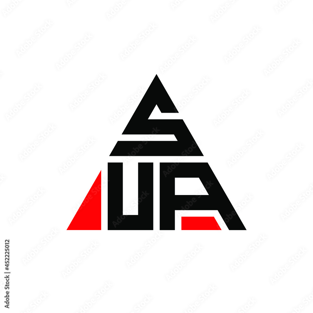 SUA triangle letter logo design with triangle shape. SUA triangle logo design monogram. SUA triangle vector logo template with red color. SUA triangular logo Simple, Elegant, and Luxurious Logo. SUA SUA triangle letter logo design with triangle shape. SUA triangle logo design monogram. SUA triangle vector logo template with red color. SUA triangular logo Simple, Elegant, and Luxurious Logo. SUA