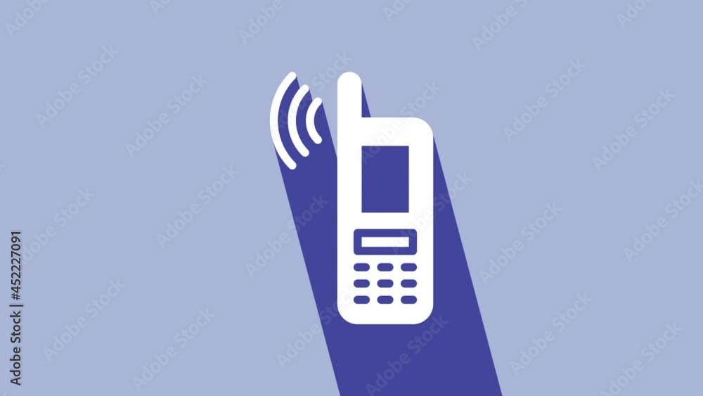 White Smartphone with free wi-fi wireless connection icon isolated on purple background. Wireless technology, wi-fi connection, wireless network. 4K Video motion graphic animation White Smartphone with free wi-fi wireless connection icon isolated on purple background. Wireless technology, wi-fi connection, wireless network. 4K Video motion graphic animation