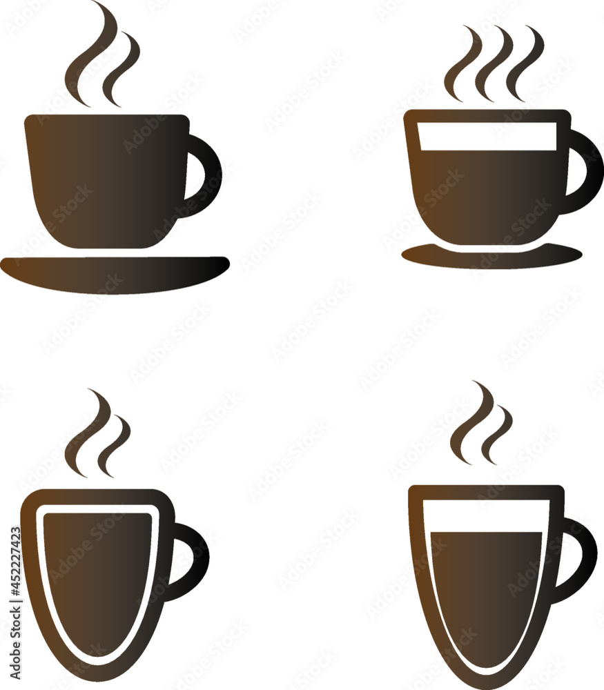 Obraz premium Coffee and Tea Icon