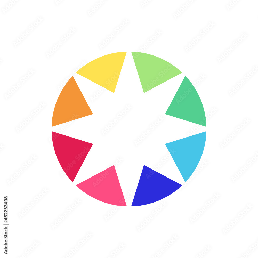 Colorful Geometric Logo Colorful Geometric Logo