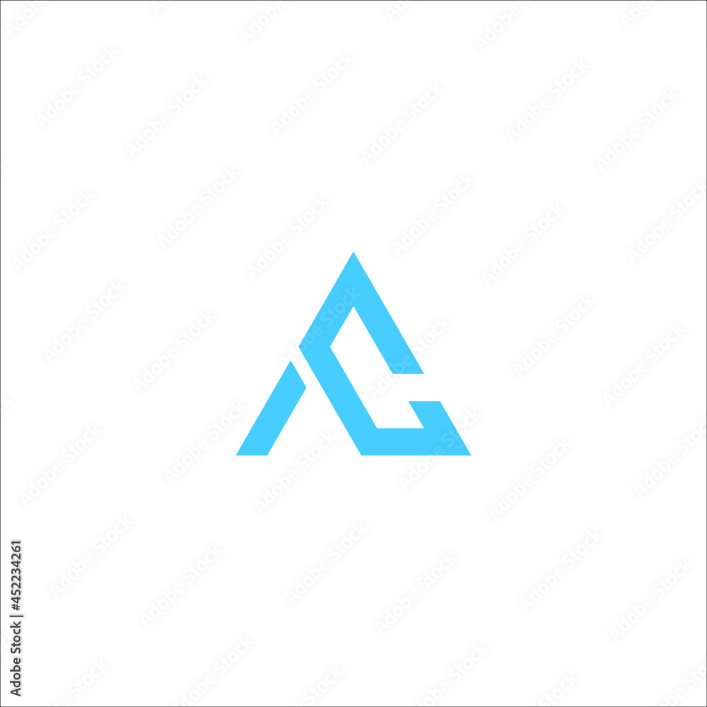 AC initials Triangle Logo Template abstract AC initials Triangle Logo Template abstract