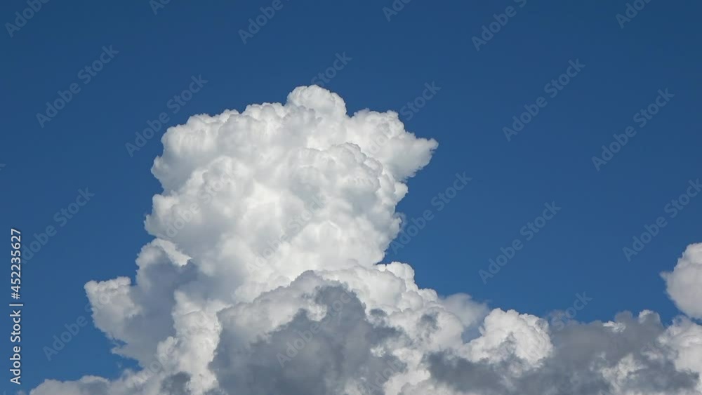 真夏の入道雲・動く白い雲(タイムラプス) 真夏の入道雲・動く白い雲(タイムラプス)