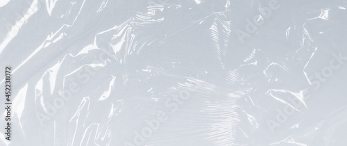 crumpled plastic foil texture background