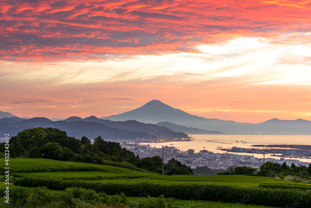 Mt. Fuji and the sunrise