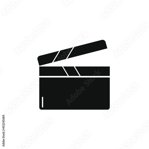 clapper board vector image