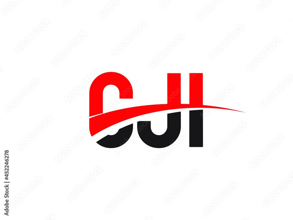 CJI Letter Initial Logo Design Vector Illustration