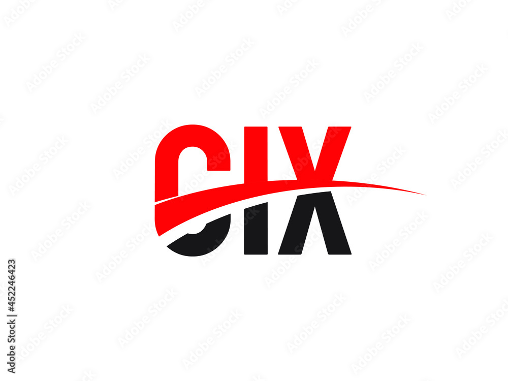 CIX Letter Initial Logo Design Vector Illustration CIX Letter Initial Logo Design Vector Illustration