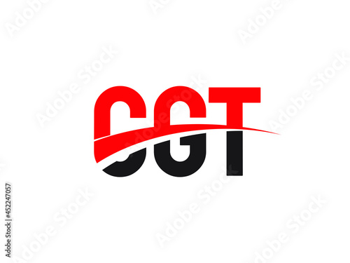 CGT Letter Initial Logo Design Vector Illustration