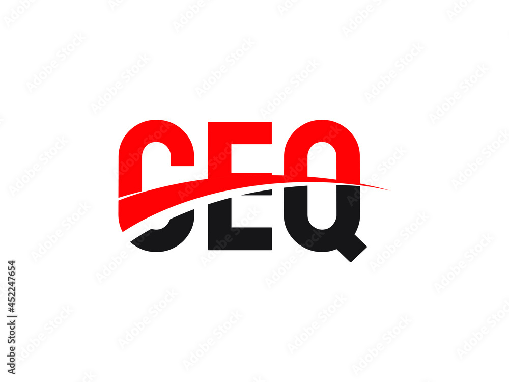 CEQ Letter Initial Logo Design Vector Illustration CEQ Letter Initial Logo Design Vector Illustration