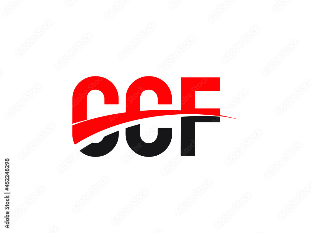 CCF Letter Initial Logo Design Vector Illustration CCF Letter Initial Logo Design Vector Illustration