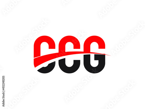 CCG Letter Initial Logo Design Vector Illustration photo