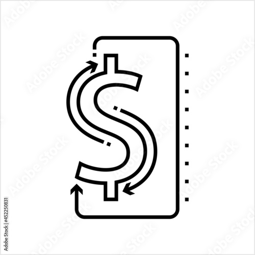 Money Back Dollar Icon M_2108001