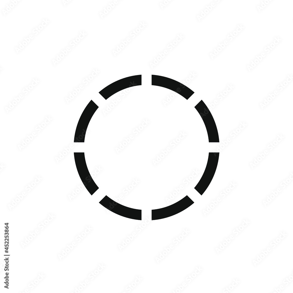 cut circle vector image cut circle vector image