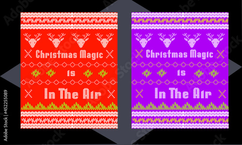 New Christmas ugly sweater design collection