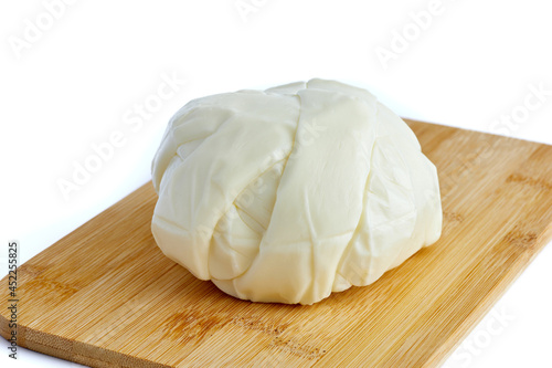 Canvas Print Quesillo o queso Oaxaca, tradicional comida mexicana del estado de Oaxaca México