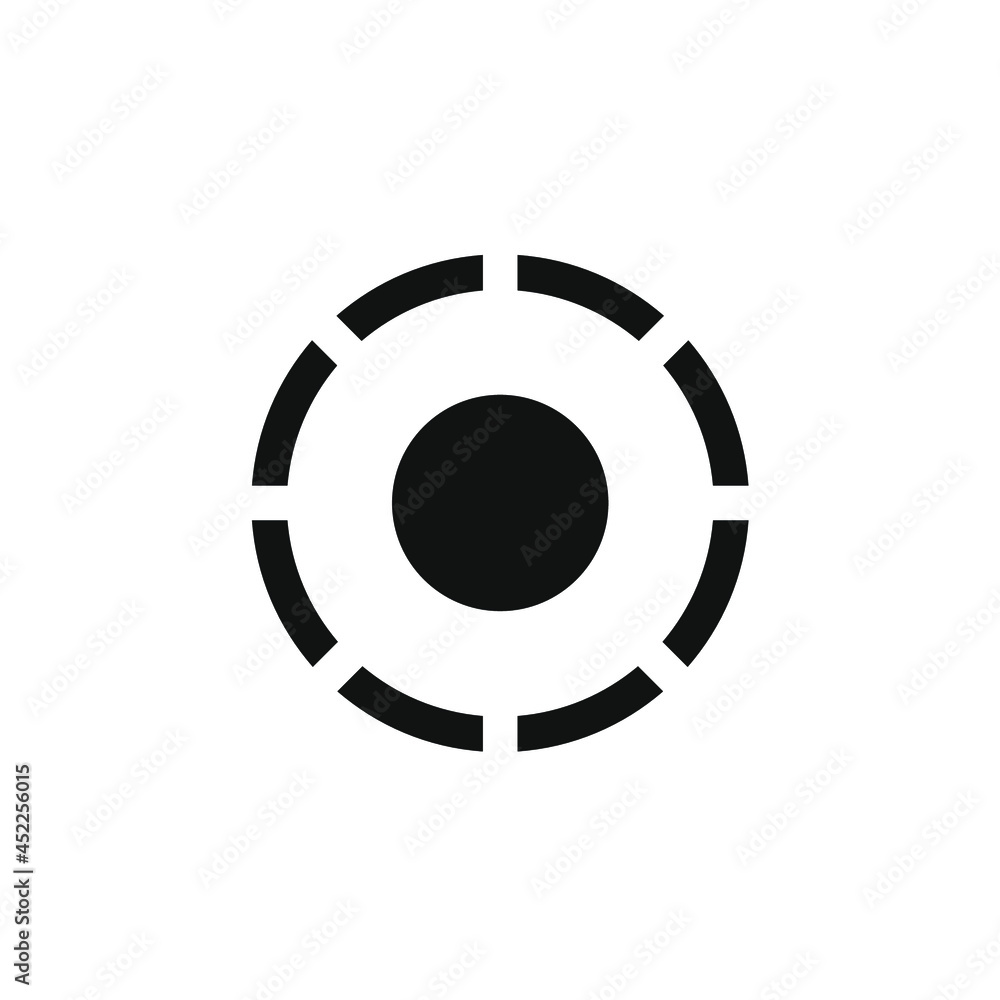 circle in the middle of the cut circle circle in the middle of the cut circle