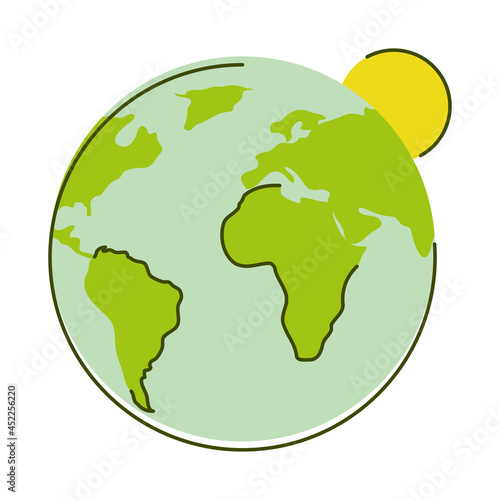 green planet map