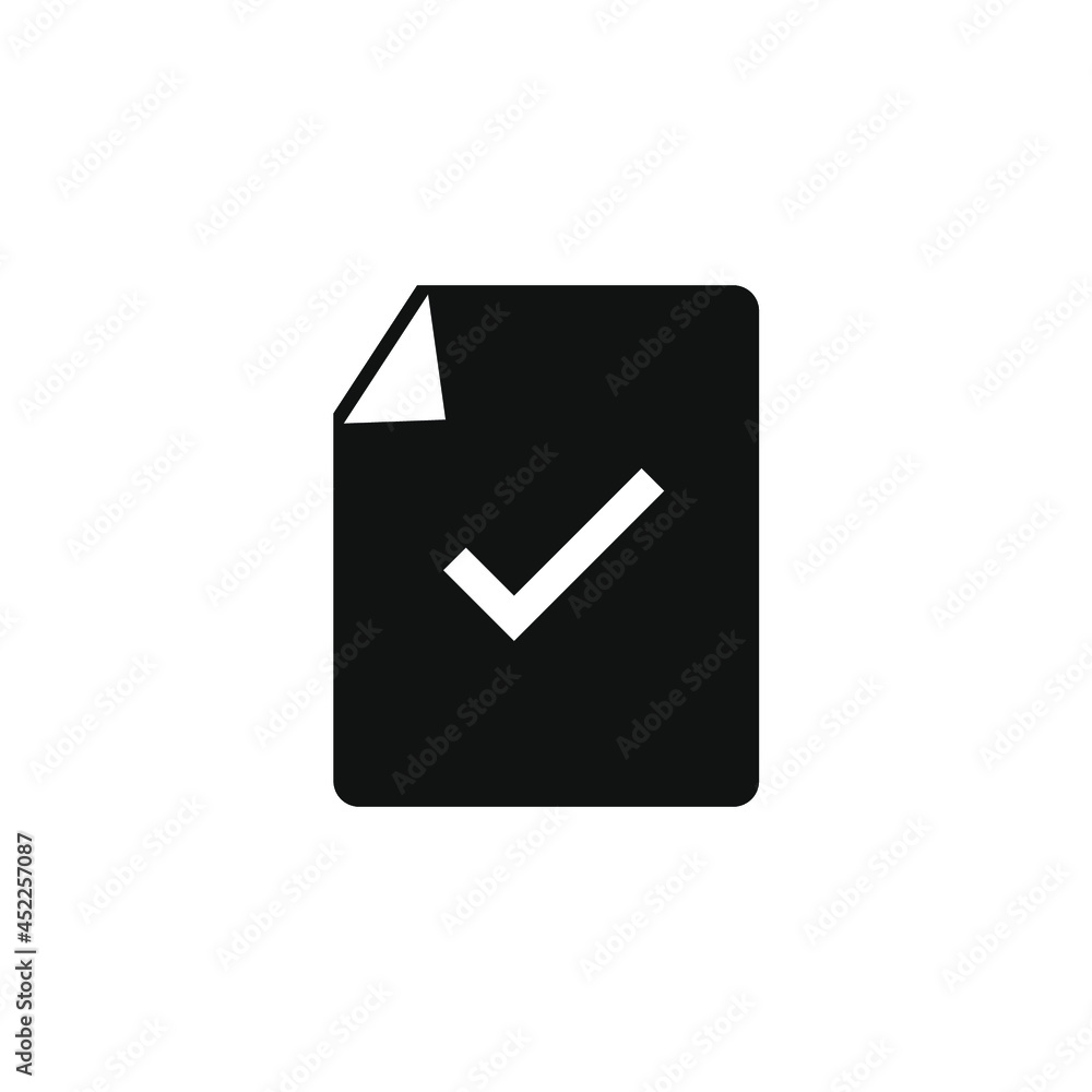 black box with a check mark in the middle black box with a check mark in the middle