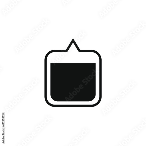 taper box on top with black box inside