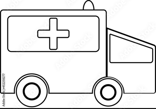 ambulance vector icon  (ID: 452258277)