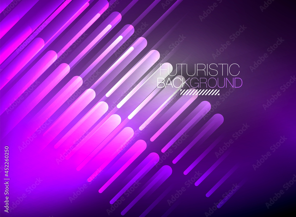 Bright neon color techno abstract background, shiny glowing neon lines in the dark background Bright neon color techno abstract background, shiny glowing neon lines in the dark background