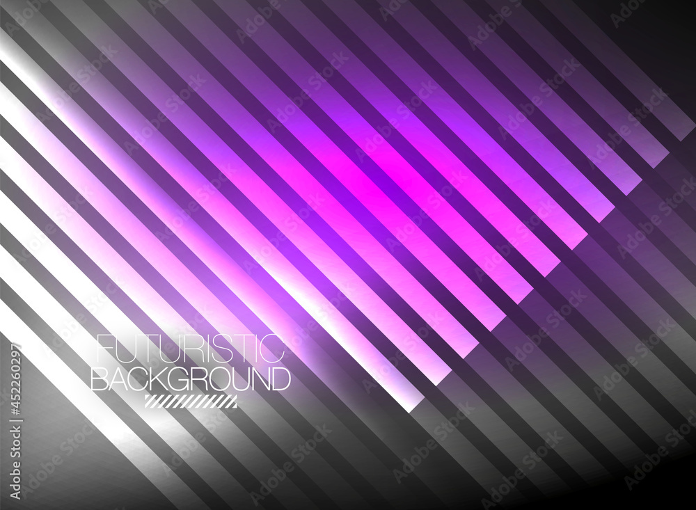 Bright neon color techno abstract background, shiny glowing neon lines in the dark background Bright neon color techno abstract background, shiny glowing neon lines in the dark background