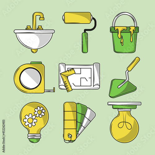 repair and construction icons