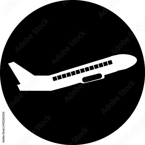 airplane icon vector illustration (ID: 452263256)