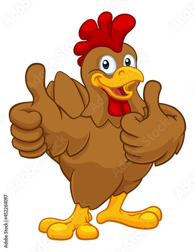 Chicken Cartoon Rooster Coc...