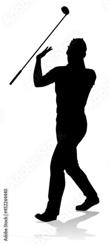 Golfer Golf Sports Person Silhouette