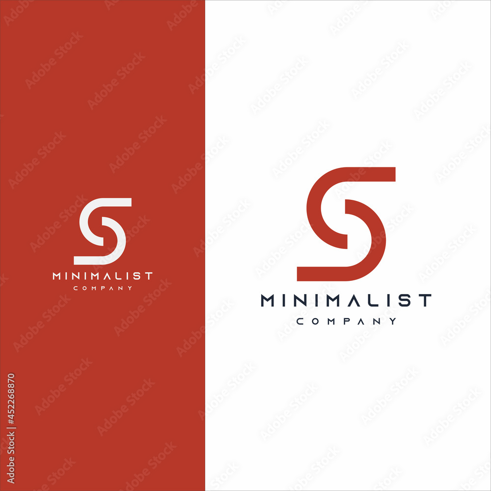 Elegant minimal Vector S logo. Premium Logotype design for modern company branding. Simple and stylish identity design 
