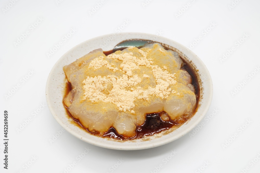 わらびもち　きなこと黒蜜