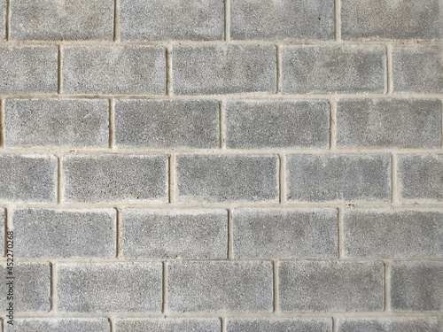 Factory wall made of bricks.