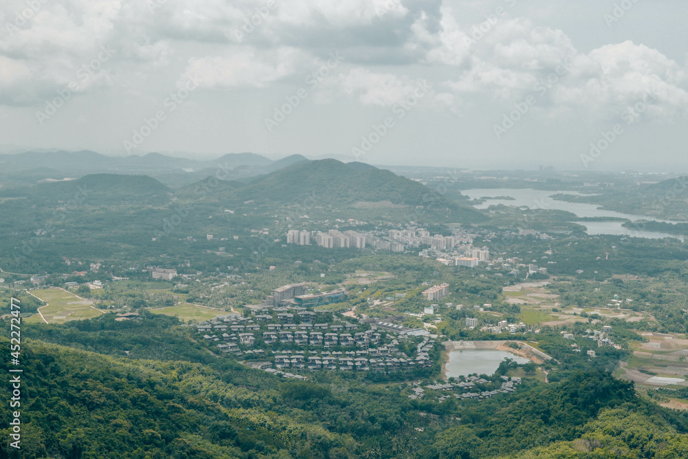 Fototapeta premium China ethnic buildings and objects in Sanya Hainan