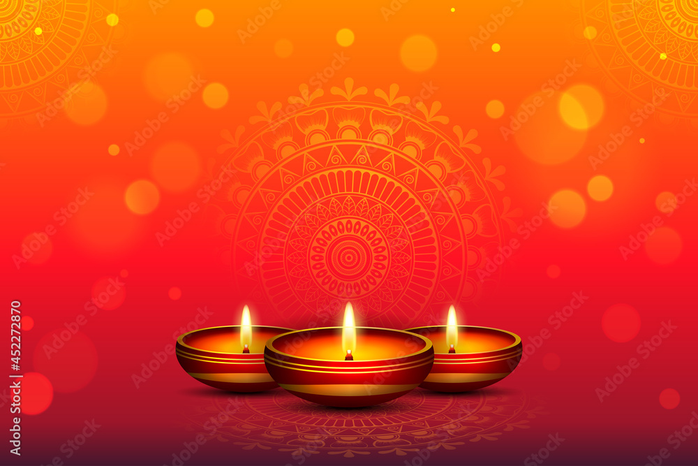 happy diwali festival background with realistic oil lamp diwali happy diwali festival background with realistic oil lamp diwali