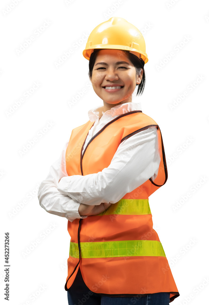 Female asian engineer or technician