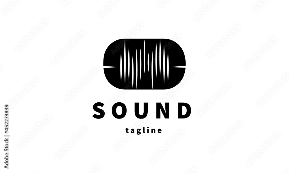 Premium vector logo sound, soundwave, music, dj, modern style Premium vector logo sound, soundwave, music, dj, modern style