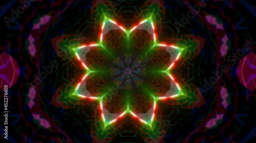 Abstract Colorful Kaleidoscope