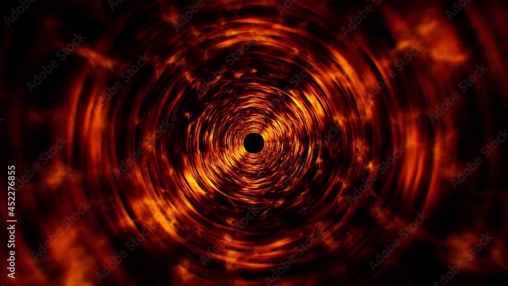 Naklejka premium Fire Vortex Energy Background