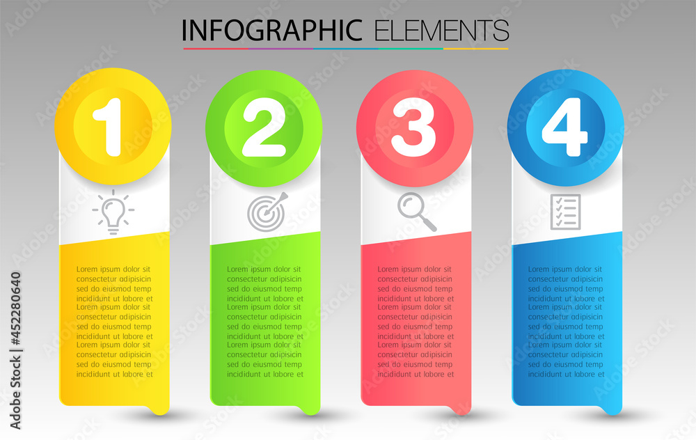 modern text box template, infographics banner modern text box template, infographics banner