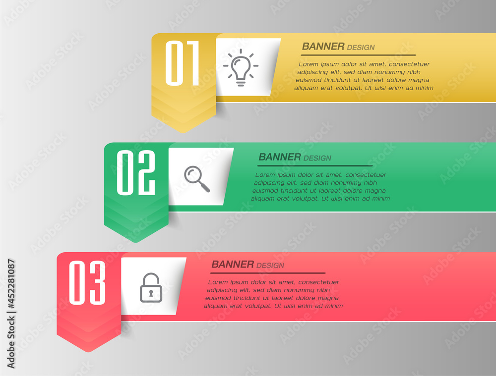 modern text box template, infographics banner modern text box template, infographics banner