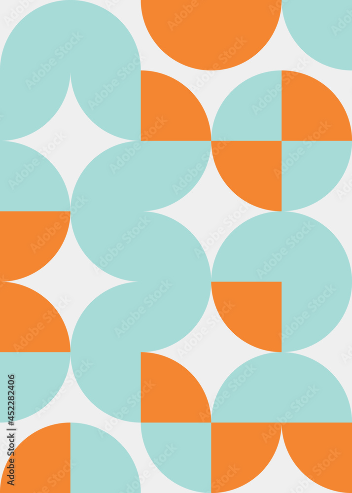 Obraz premium Abstract Geometric Pattern generative computational art illustration