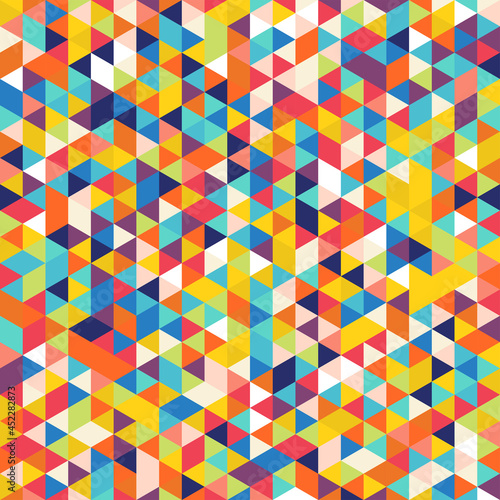 Abstract colorful background with geometric elements