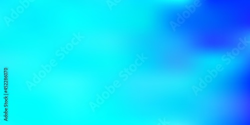 Light blue vector blur layout.