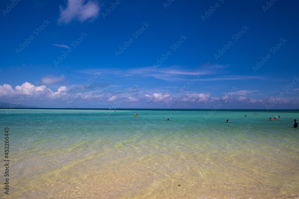 Fototapeta premium beach with blue sky