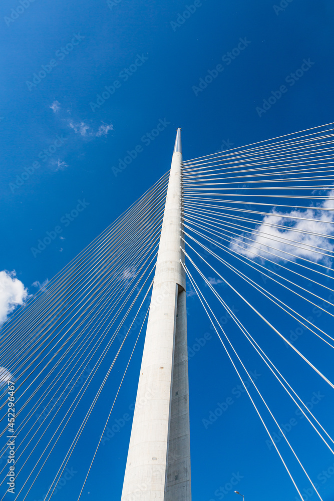 セルビア　ベオグラードのアダ橋