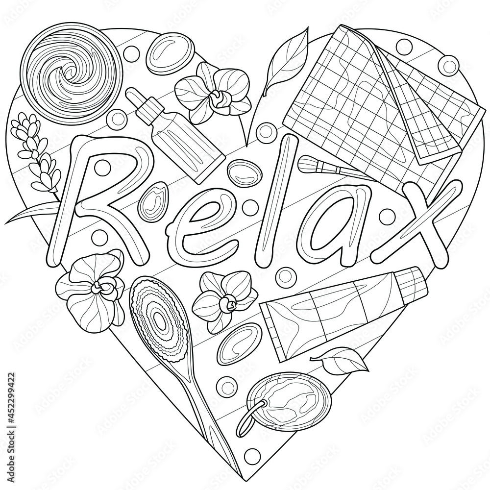 Spa Coloring Pages