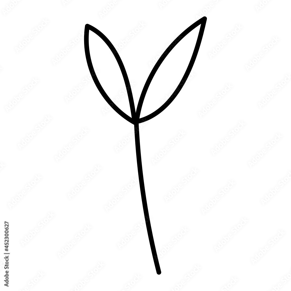 mystic_boho botanical line icon mystic_boho botanical line icon